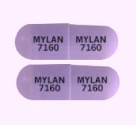 Pill Finder: MYLAN 7160 MYLAN 7160 Purple Capsule-shape - Medicine.com